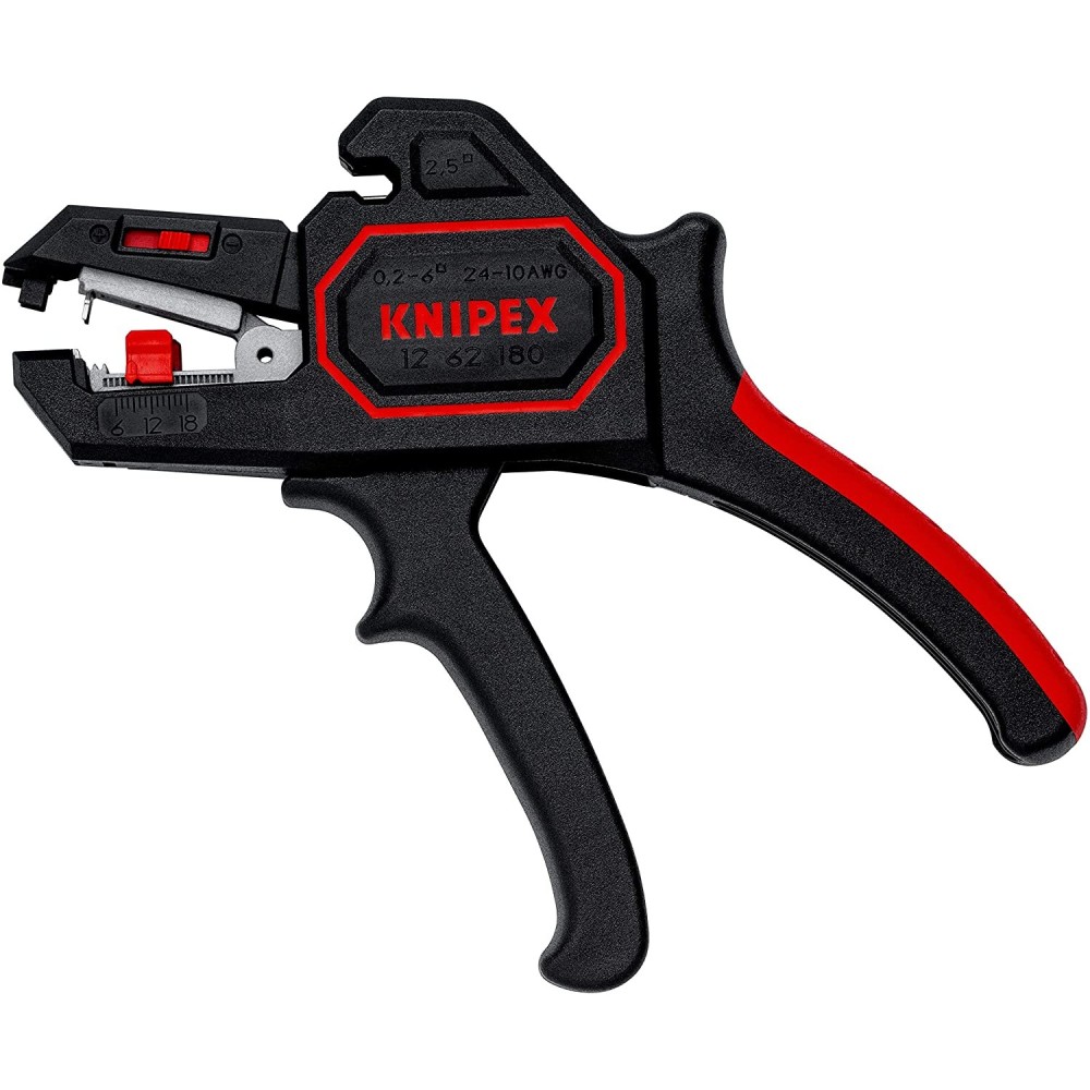 Knipex Insulation Stripper Automatic 180mm 10 to 24 AWG - Ascmtools