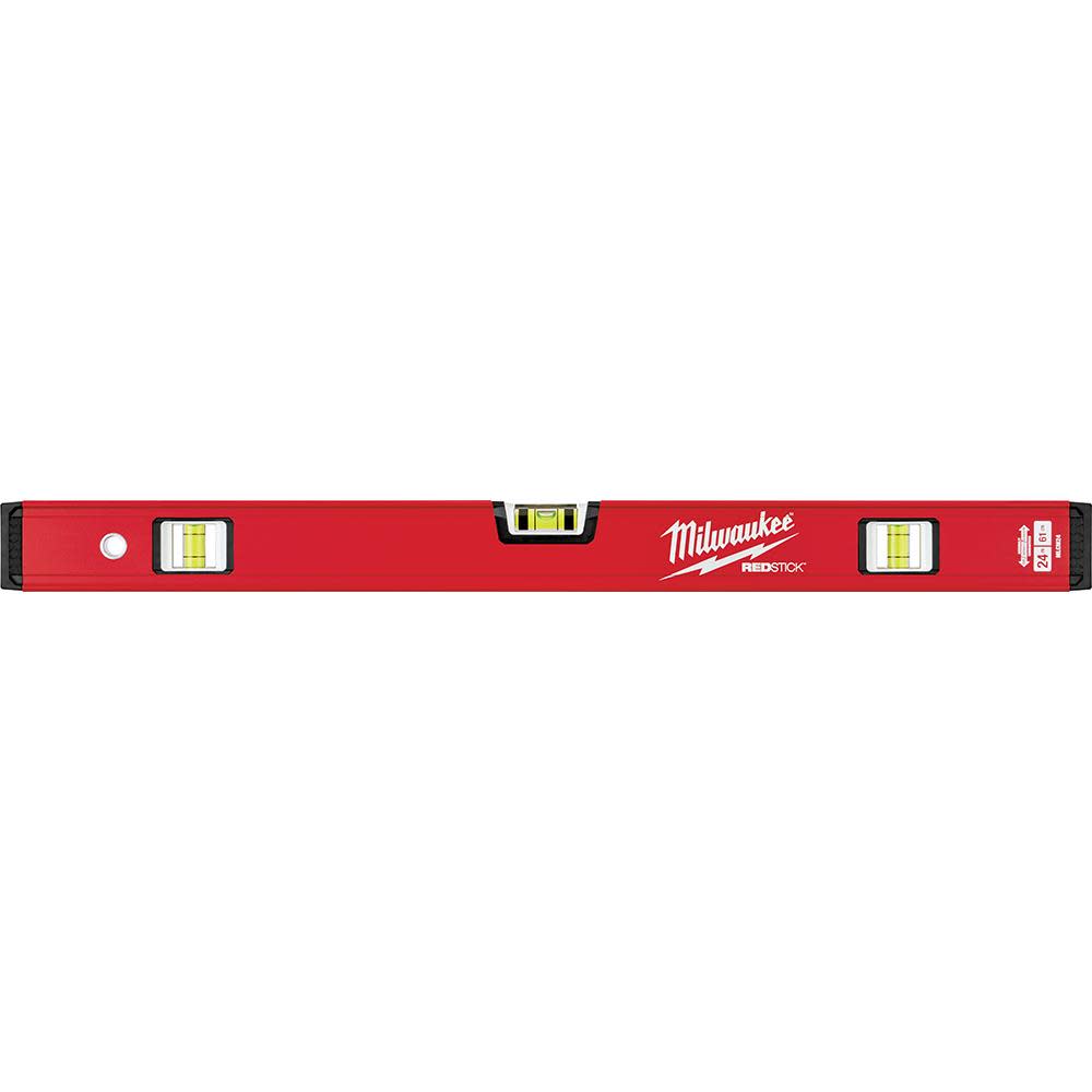 Milwaukee 24 in./48 in.REDSTICK Compact Box Level Set - Ascmtools