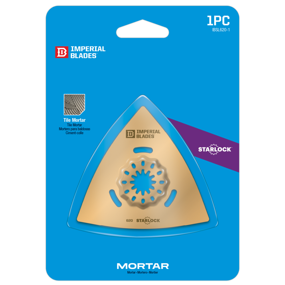 Imperial Blades Starlock 3 1/8″ Carbide Grit Triangle Rasp 1pc - Ascmtools