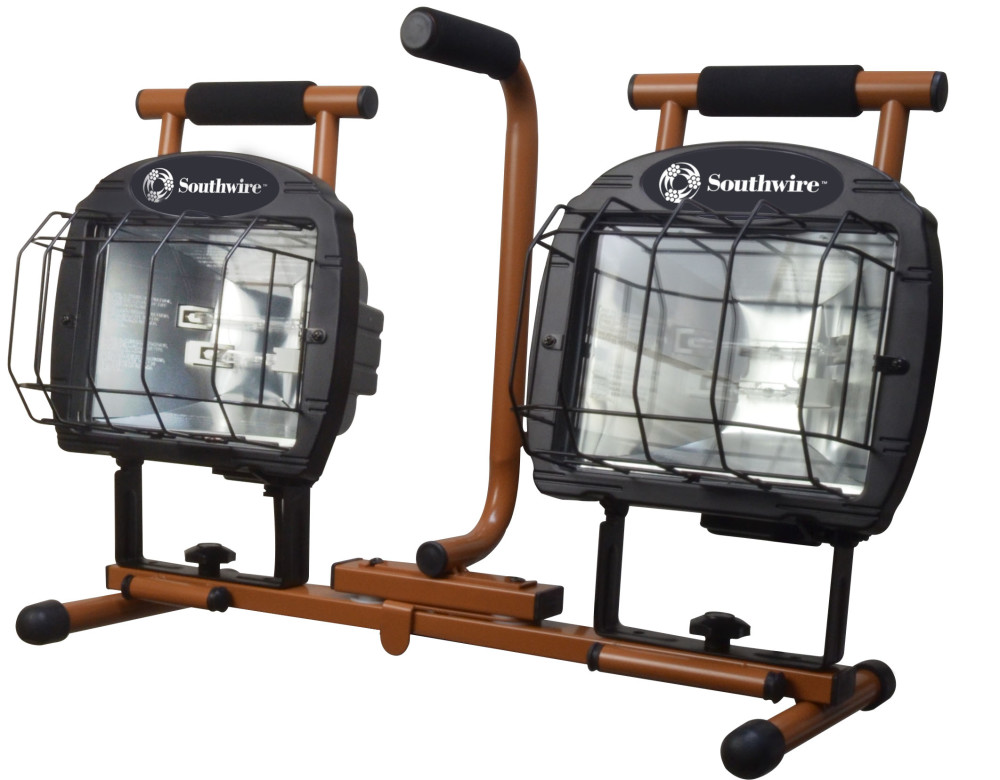 Southwire Tripod Work Light 1400 Watt Halogen Twin Head - Ascmtools