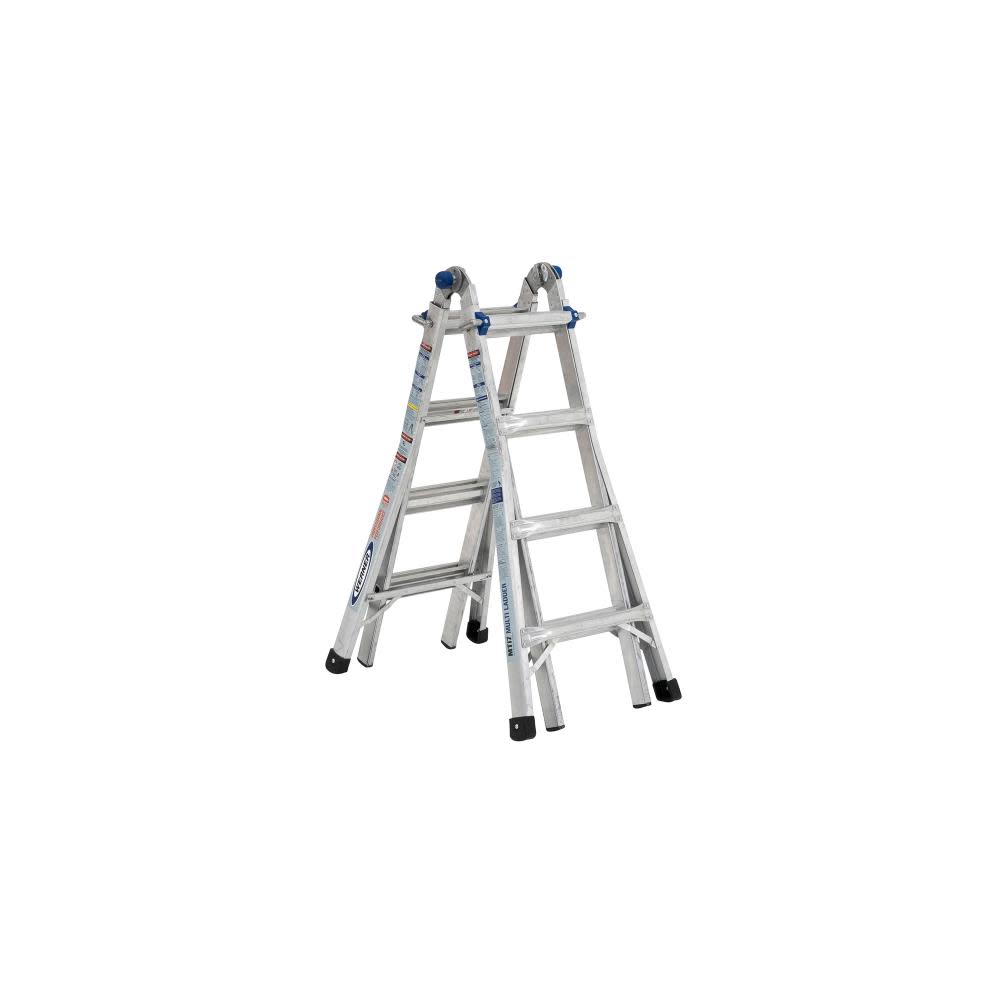 Werner 18 Ft. Reach Height Type IA Aluminum Multi-Position Ladder - Ascmtools