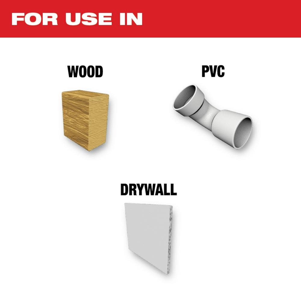 Milwaukee OPEN-LOK 1-3/8″ HCS WOOD BLADES 10PK - Ascmtools