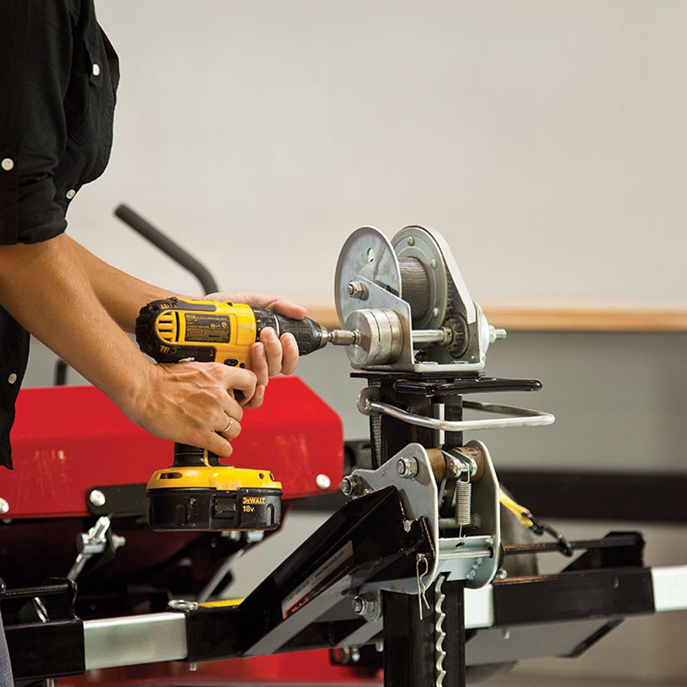 Mojack PRO Lawn Mower Lift 750lb Capacity - Ascmtools