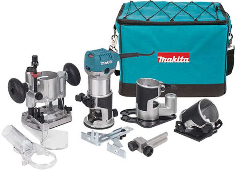 Makita 1-1/4 HP Compact Router Kit - Ascmtools