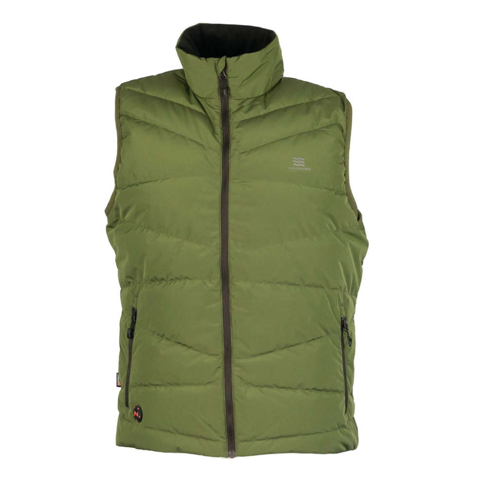 Mobile Warming 7.4V Crest Heated Down Vest Mens Green 3X - Ascmtools