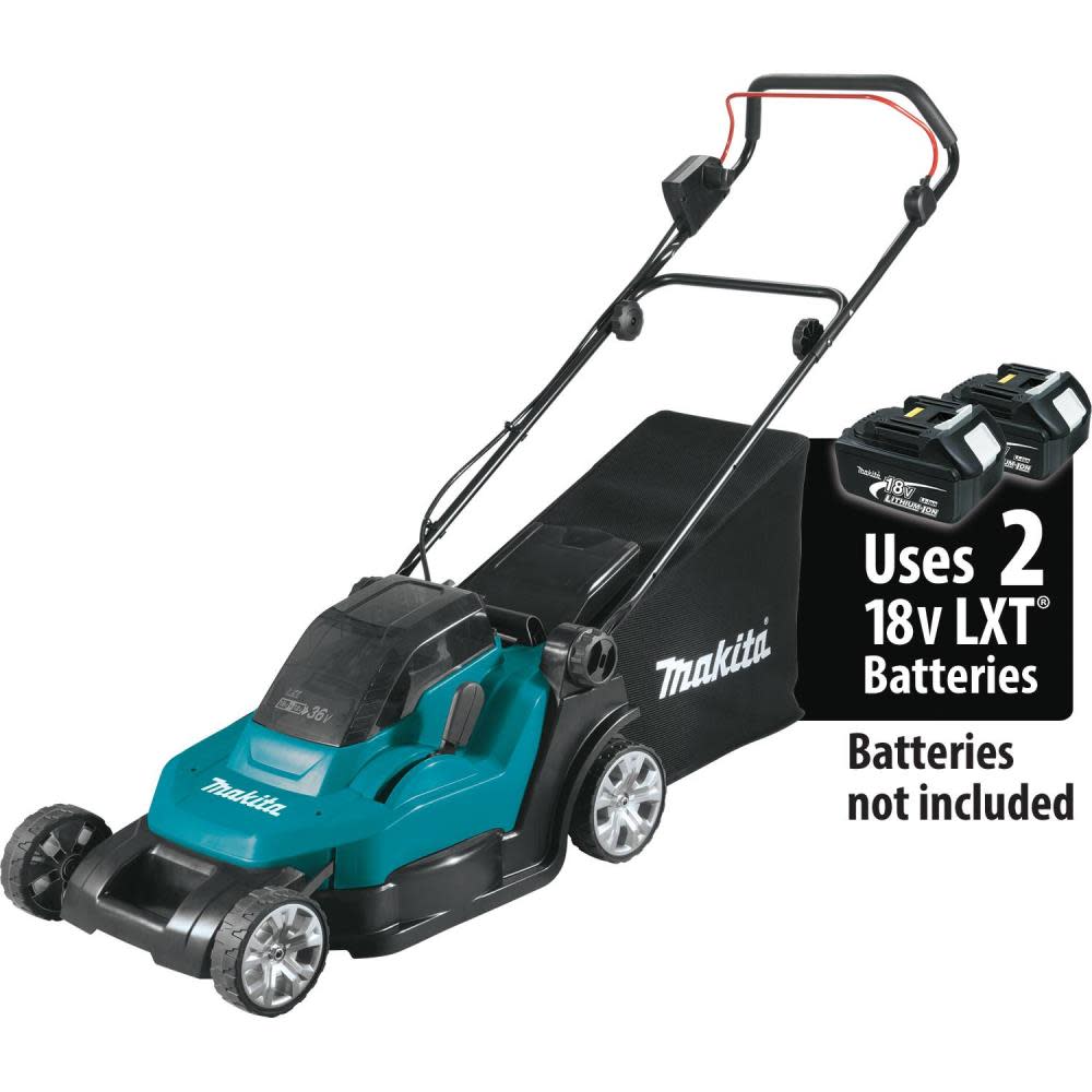 Makita 18V X2 (36V) LXT Lithium-Ion Cordless 17″ Residential Lawn Mower Tool Only - Ascmtools
