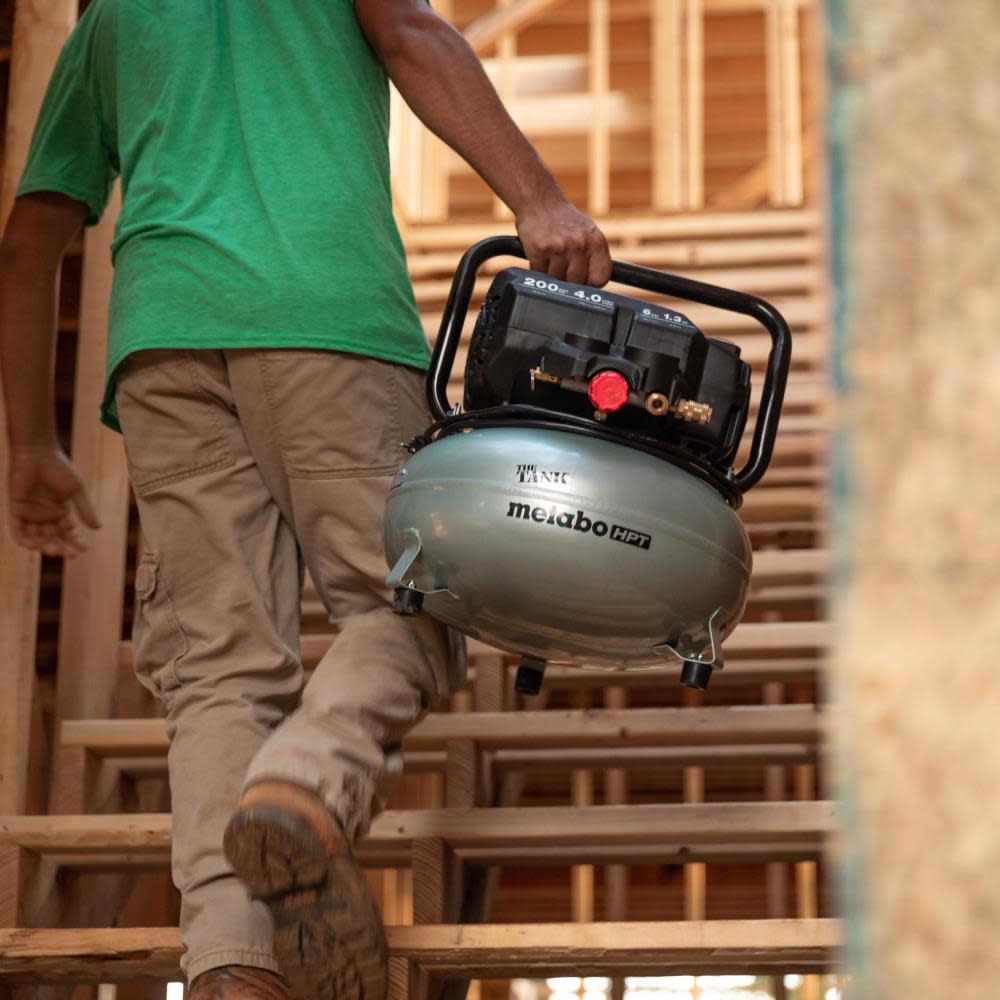 Metabo HPT The Tank 6 Gallon 200 PSI Job Site Compressor - Ascmtools