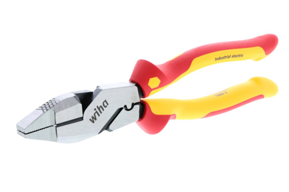 Wiha Insulated NE Style Linemans Pliers with Crimpers 9.5″ - Ascmtools