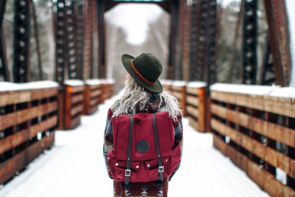 Duluth Pack 15 Liter Capacity Burgundy Canvas Urban Pack - Ascmtools