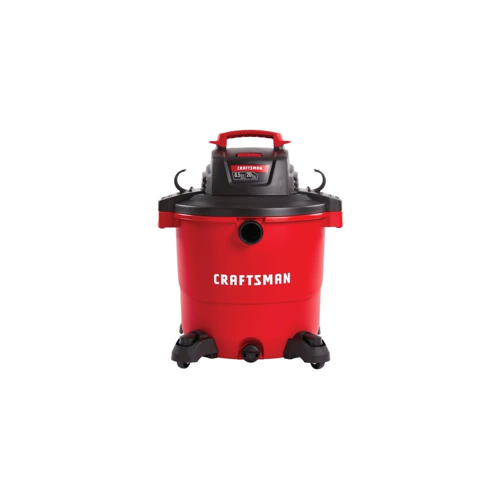 Craftsman Wet/Dry Vacuum 20 Gallon Corded 120V 6.5HP Peak - Ascmtools