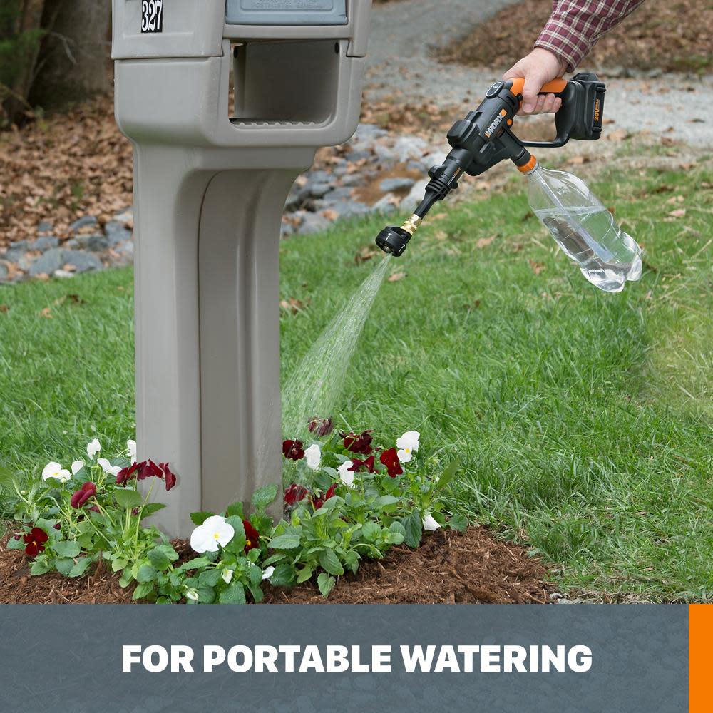 Worx Hydroshot Bottle Cap Connector with Draw Hose - Ascmtools