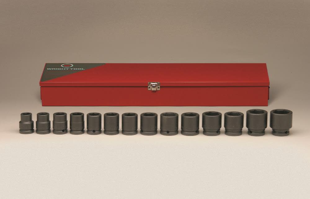Wright Tool 3/4 In. Dr 14 pc. 6 pt std Impact Socket Set 3/4 to 1-5/8 In. - Ascmtools