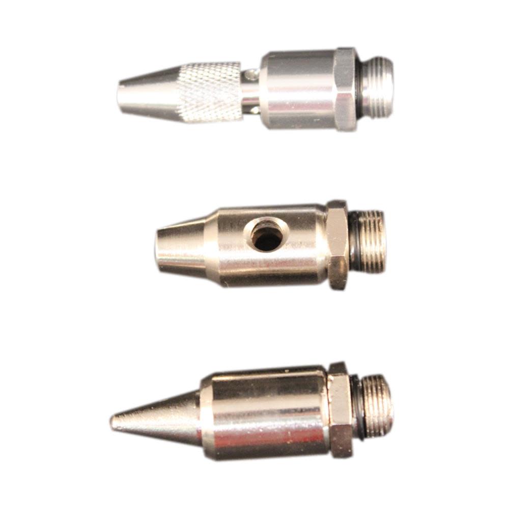 Milton S-183 Turbo Blow Gun Nozzle Kit (3-Piece) - Ascmtools