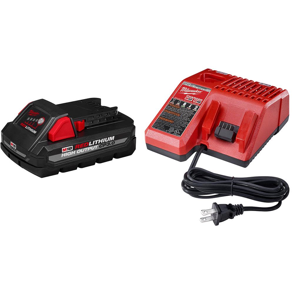 Milwaukee M18 REDLITHIUM HIGH OUTPUT CP3.0 Starter Kit - Ascmtools