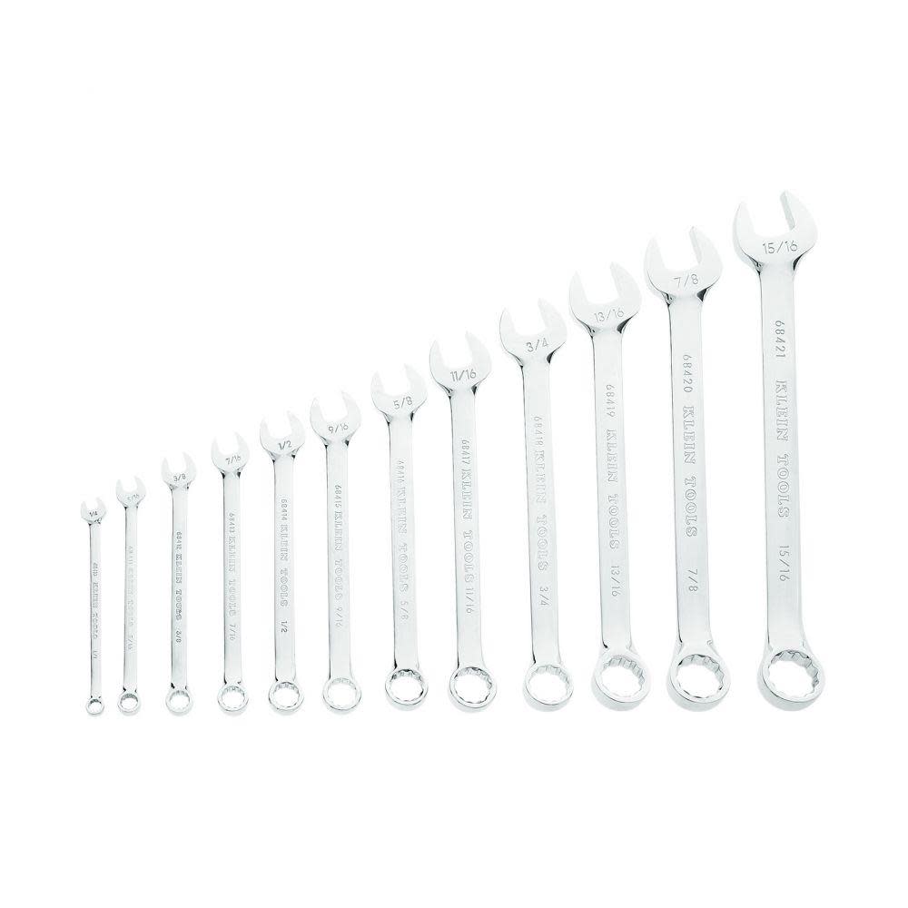 Klein Tools 12 Piece Combination Wrench Set - Ascmtools