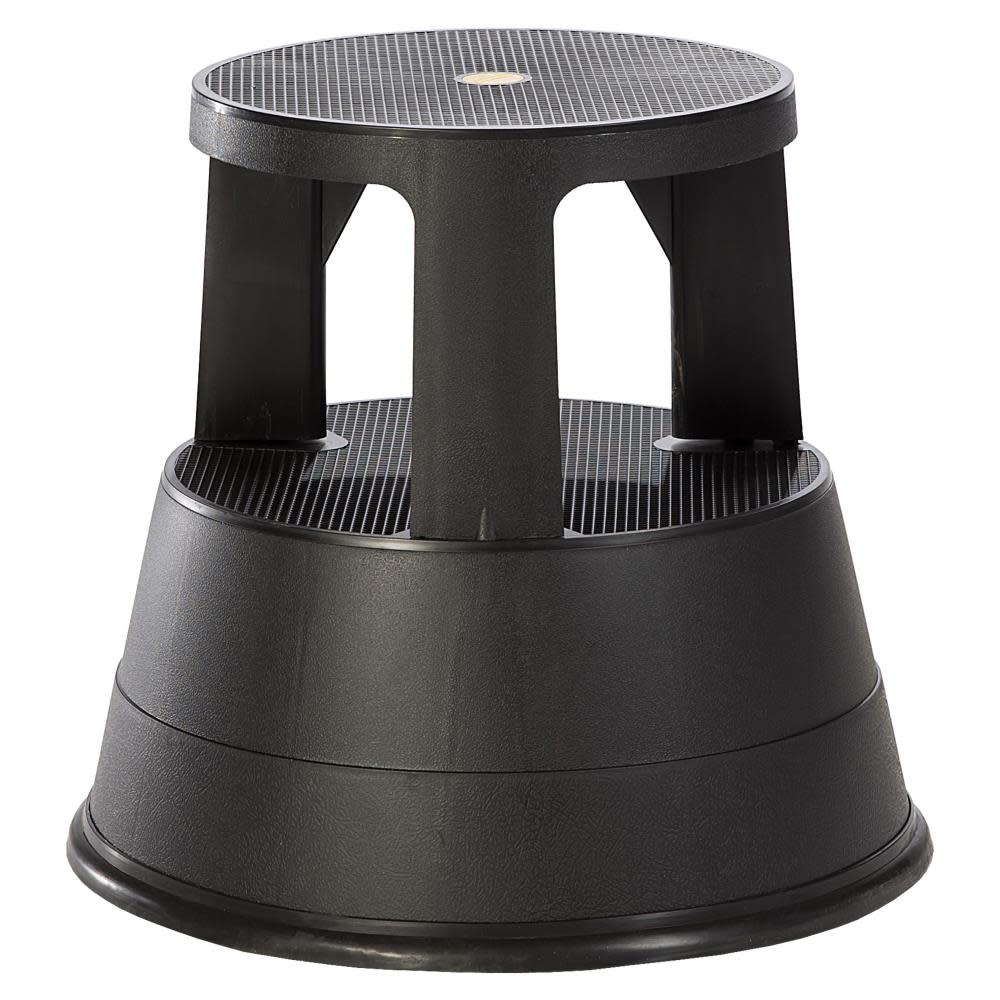 Xtend and Climb 2-Step 300-lb Load Capacity Black Plastic Step Stool - Ascmtools