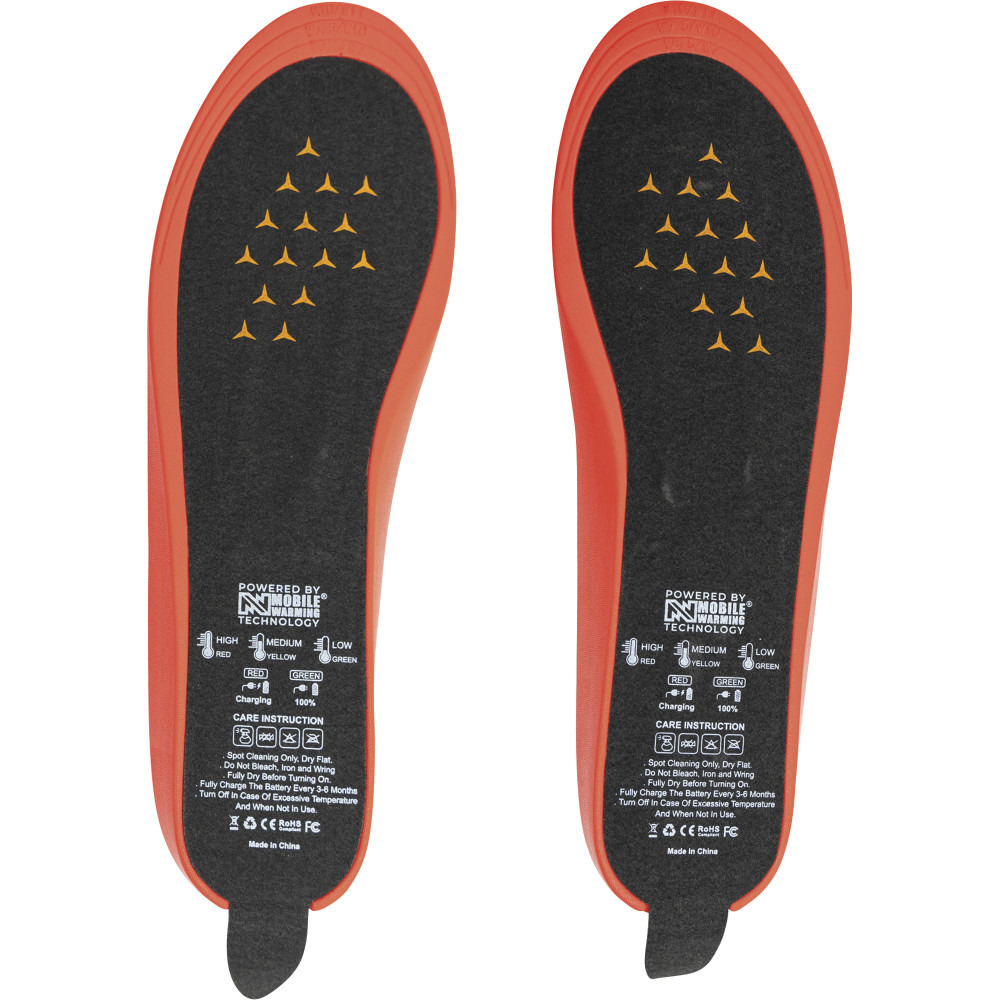 Mobile Warming 3.7V Standard Heated Insoles XL Black - Ascmtools