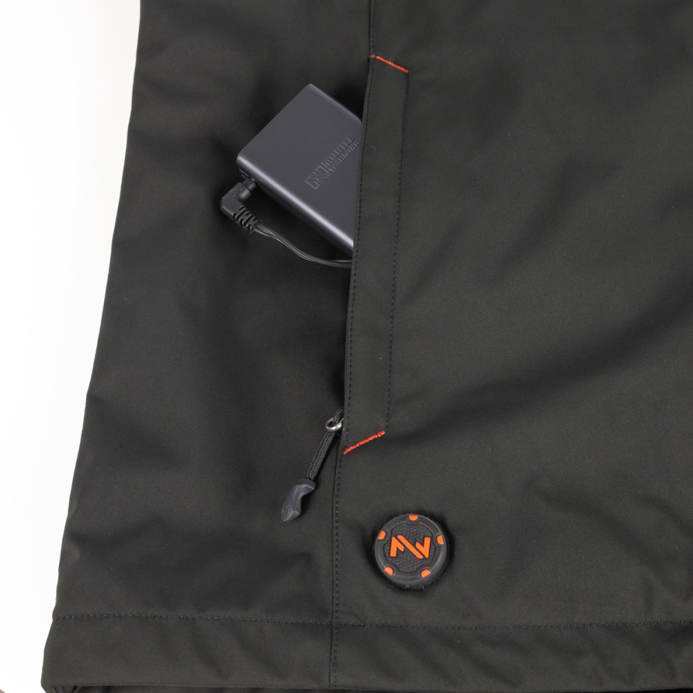 Mobile Warming Alpine Bluetooth Heated Jacket 7.4 Volt Mens Black Large - Ascmtools