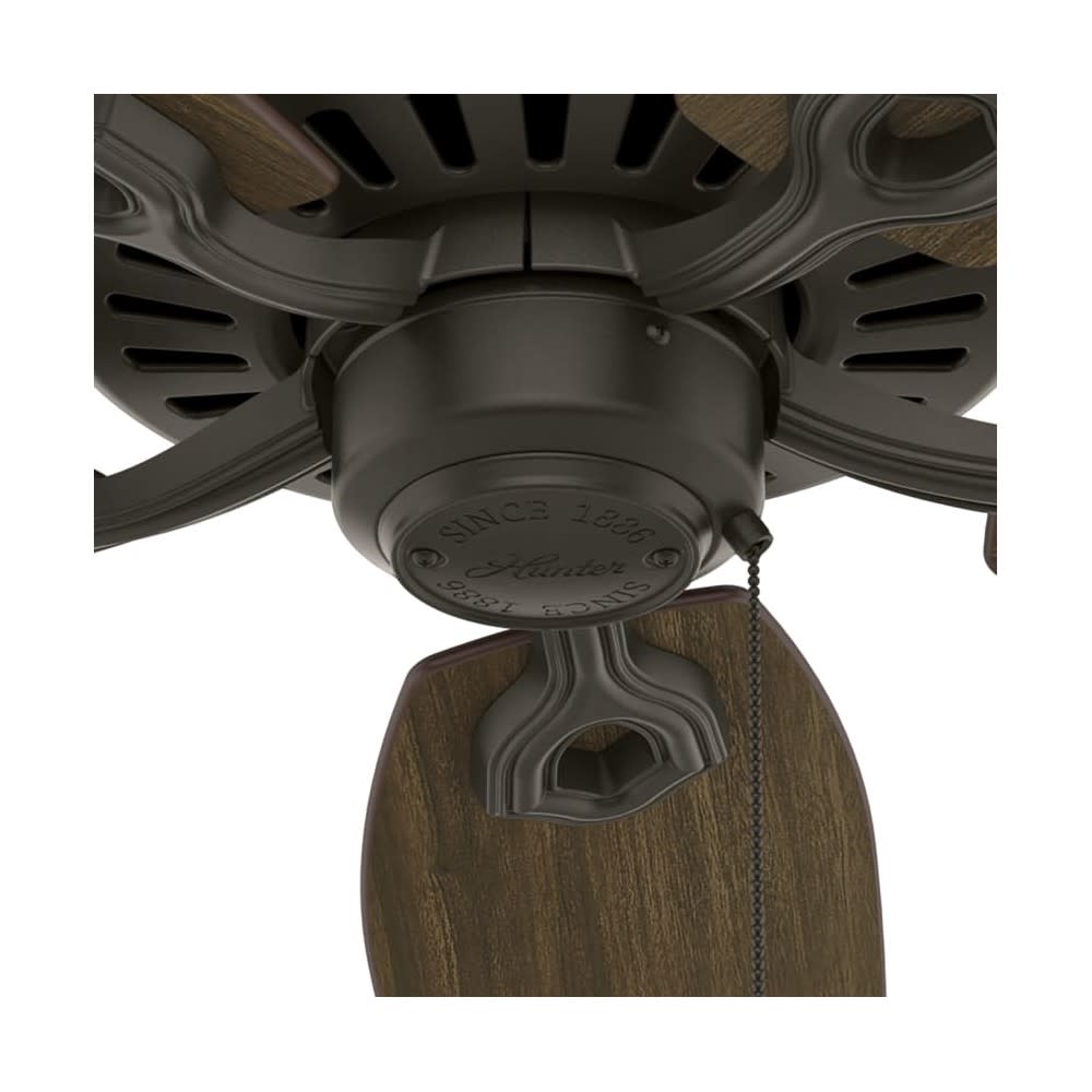 Hunter Fan Builder Elite Ceiling Fan 52″ Bronze Brazilian Cherry - Ascmtools