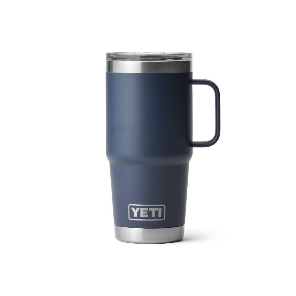 Yeti Rambler Travel Mug with StrongHold Lid Navy 20oz - Ascmtools
