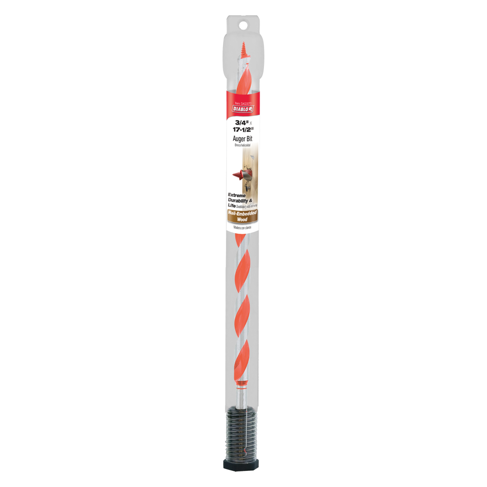 Diablo Tools 3/4″ x 17-1/2″ Auger Bit - Ascmtools