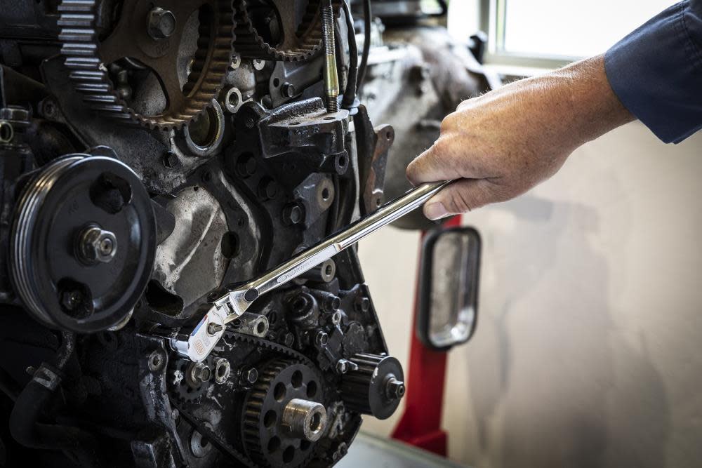 GEARWRENCH Ratchet Set 1/4″ 3/8″ 1/2″ Drive 120XP Locking Flex Head 3pc - Ascmtools