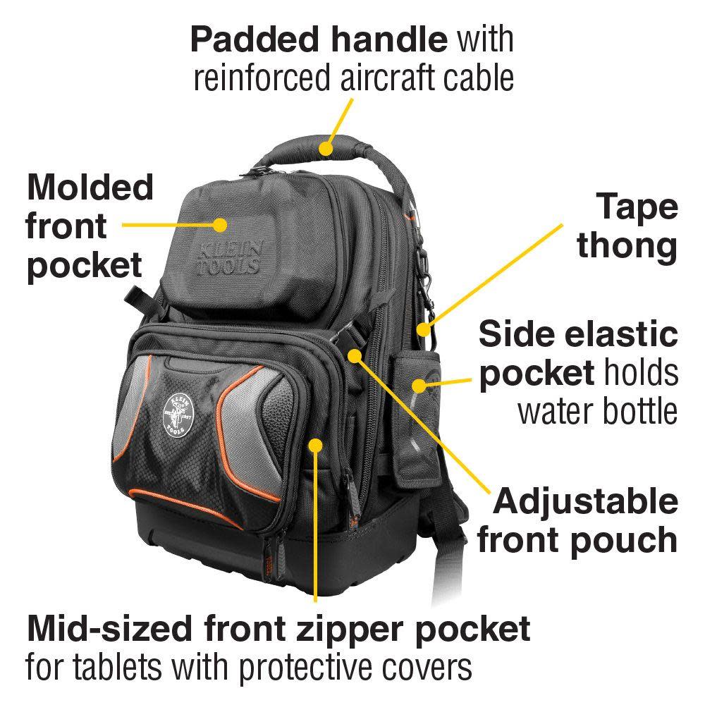 Klein Tools Tradesman Pro Tool Master Backpack - Ascmtools