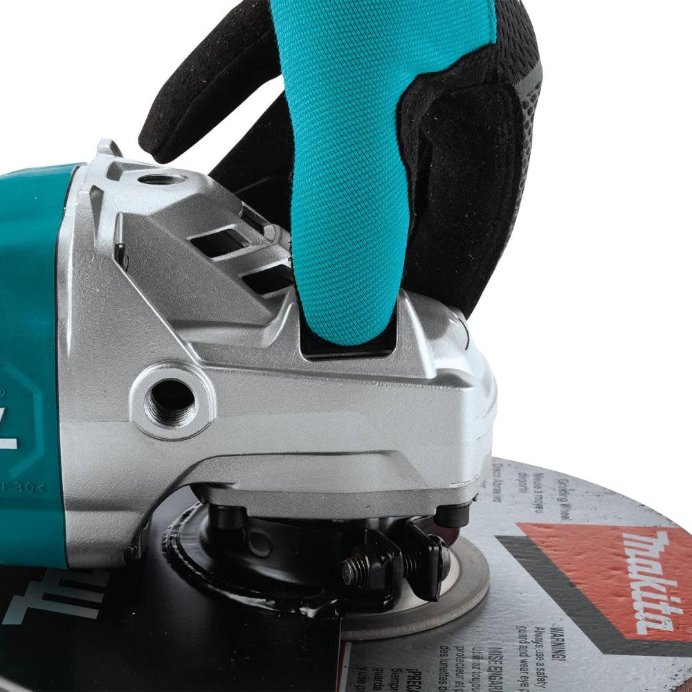 Makita 9″ Angle Grinder with Rotatable Handle and Lock-On Switch - Ascmtools