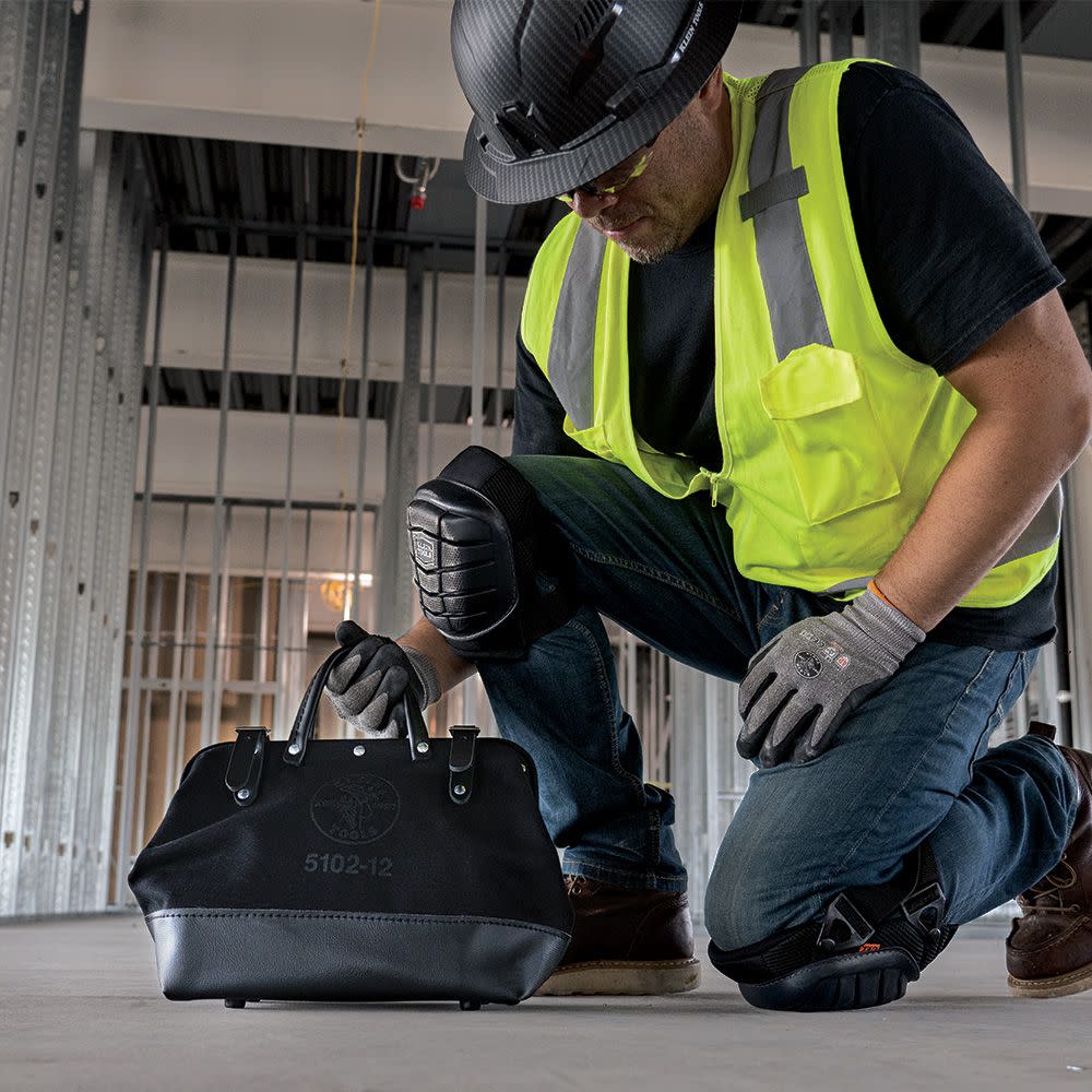 Klein Tools 12″ Canvas Tool Bag Black - Ascmtools