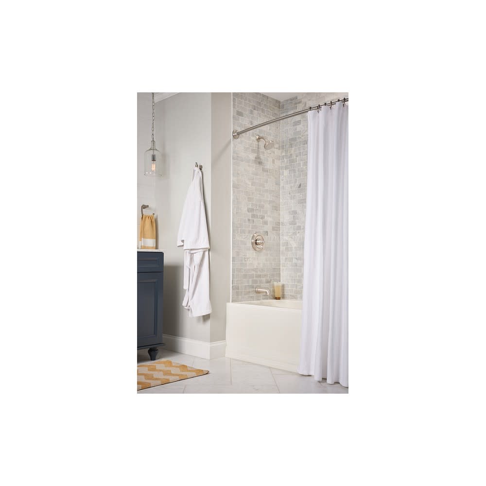 Moen Hilliard Tub/Shower Faucet Spot Resist Brushed Nickel 4″ - Ascmtools