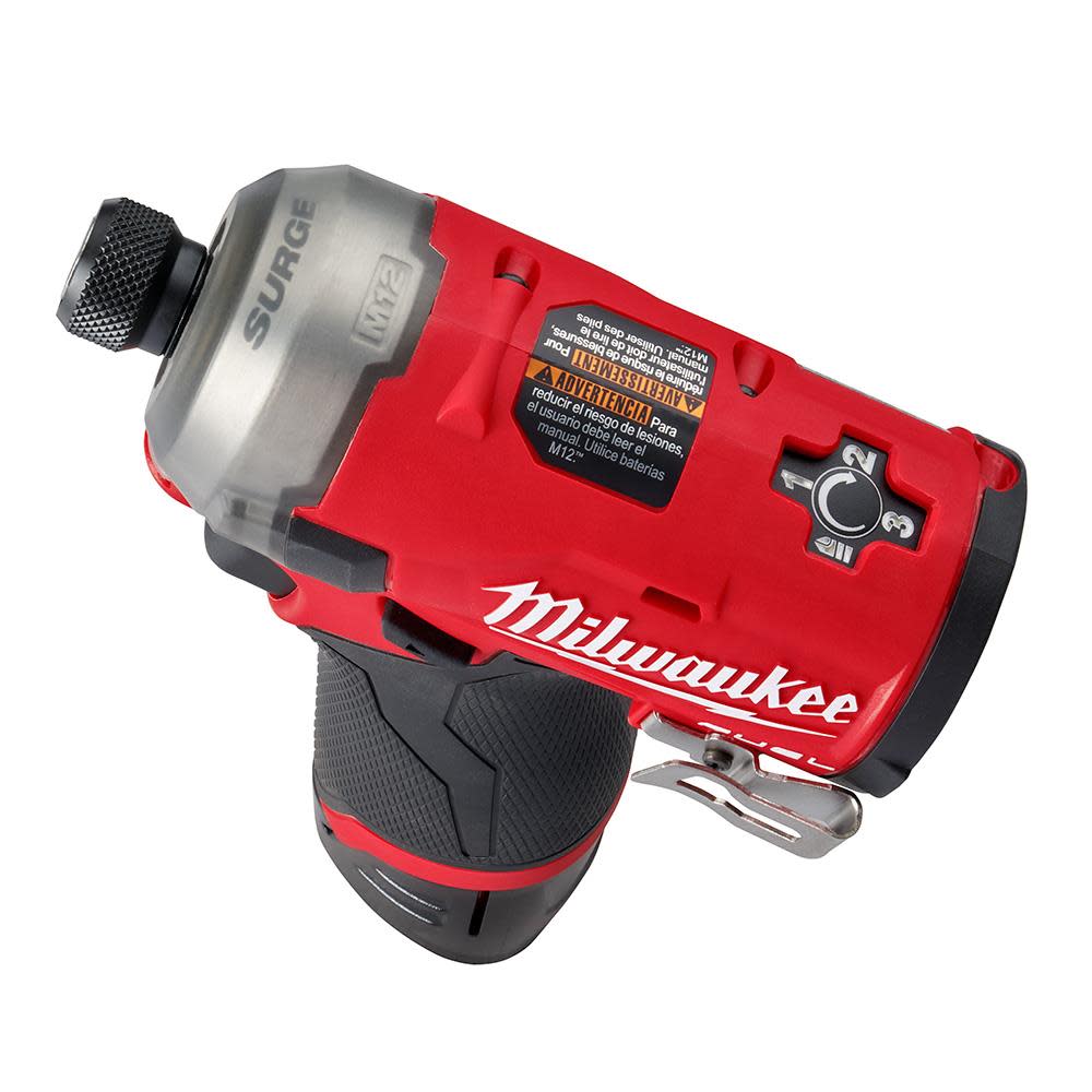 Milwaukee M12 FUEL SURGE 1/4 in. Hex Hydraulic Driver Reconditioned - Ascmtools