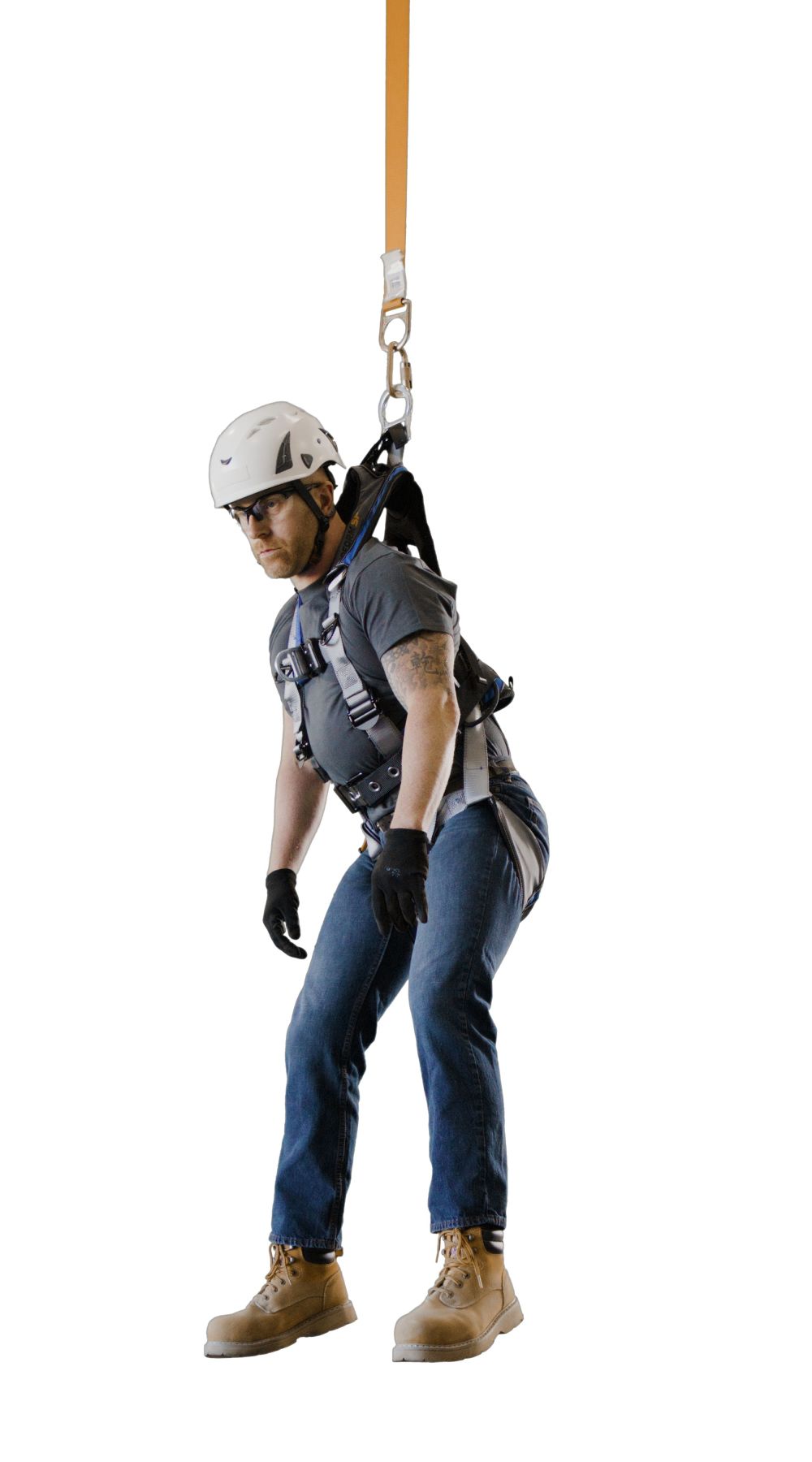 Werner ProForm SwitchPoint Climbing/Construction Harness Tongue Buckle Legs M/L - Ascmtools