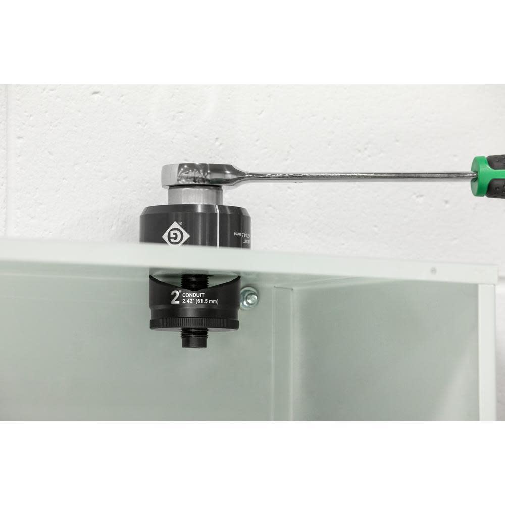 Greenlee 1″ Conduit Size Standard Round Manual Knockout Set - Ascmtools