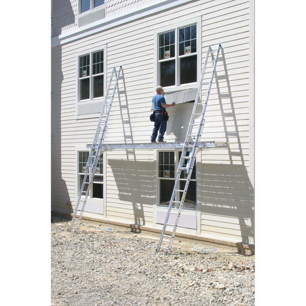 Werner 24 Ft. Type I Aluminum Extension Ladder - Ascmtools