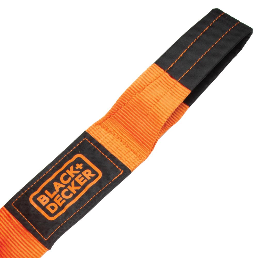 Black and Decker 4″ x 30′ Heavy Duty Recovery Strap 20000 LB Break Strength - Ascmtools