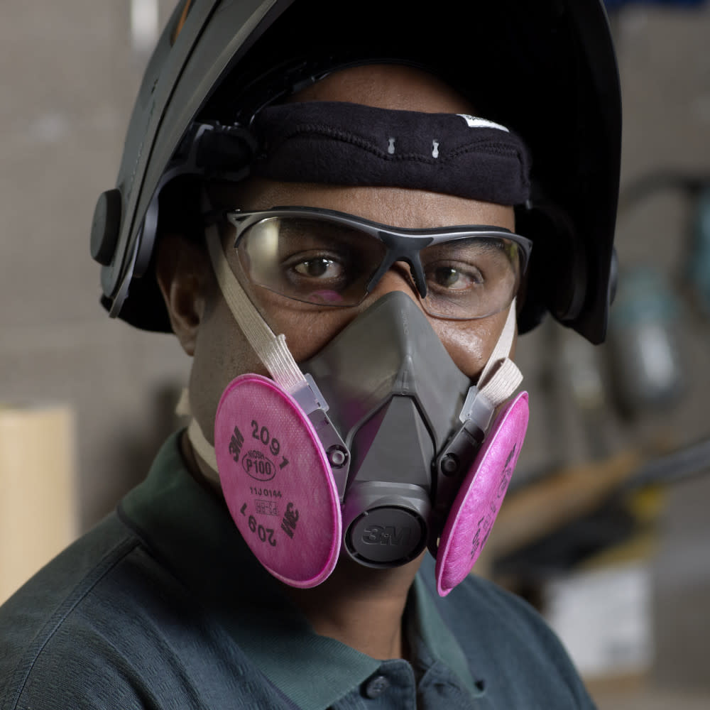3M Half Facepiece Reusable Respirator 6300/07026(AAD) Large - Ascmtools