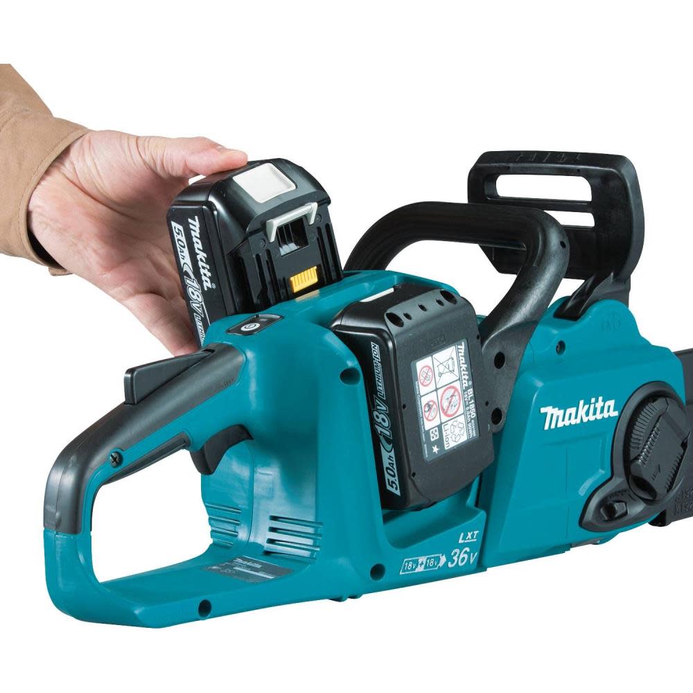 Makita 18V X2 (36V) LXT Chain Saw Kit 14″ Cordless Brushless with 4 5.0Ah Batteries - Ascmtools