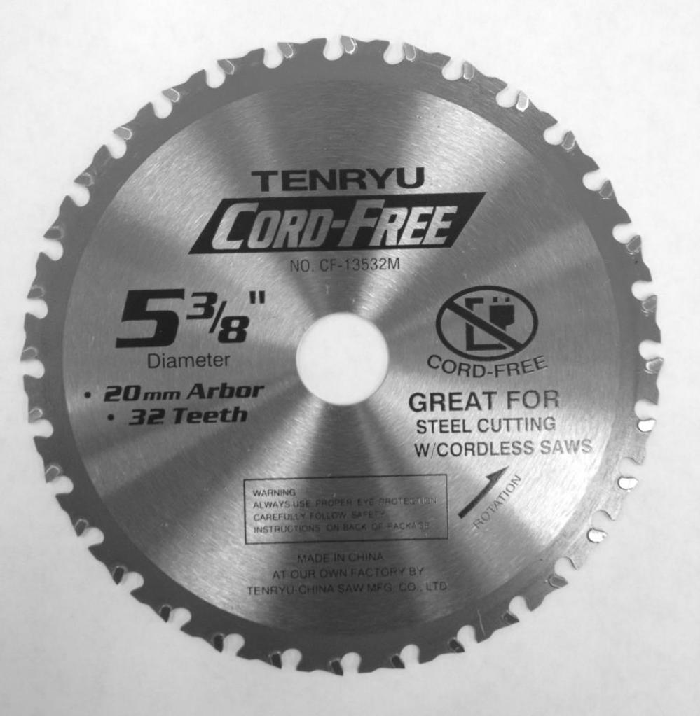 Tenryu 5-3/8 In. Cordless Saw Blade - Ascmtools