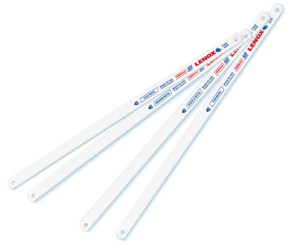 Lenox 12 In. x 1/2 In. x 0.023 In. 14 TPI T2 Metal Cutting Hacksaw Blade 10 pk. - Ascmtools