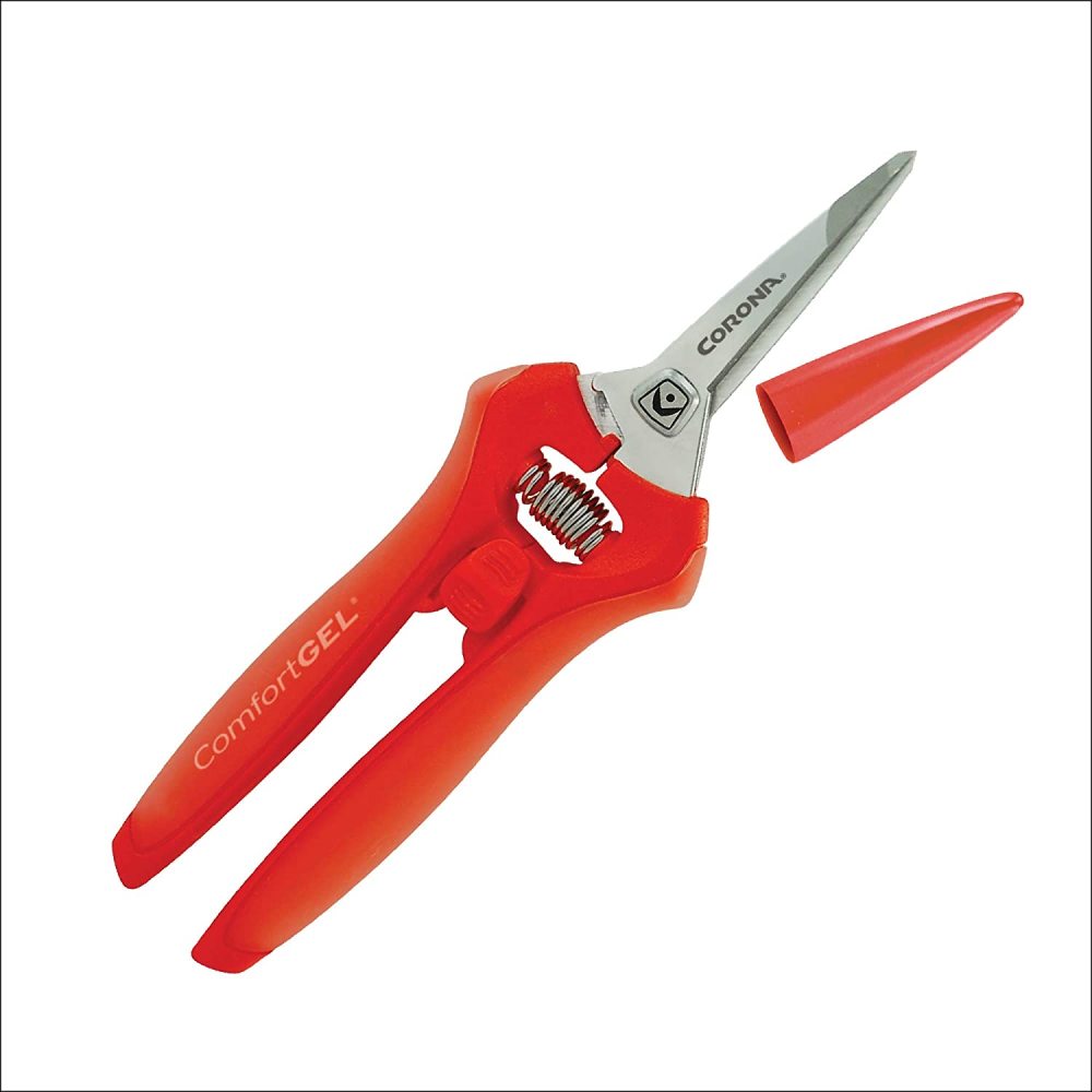 Corona Leaf/Stem Micro Snip 5″ ComfortGEL Steel Precision Tip - Ascmtools