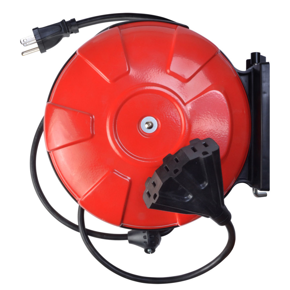 Southwire Retractable Reel Cord 3 Outlet 30′ - Ascmtools