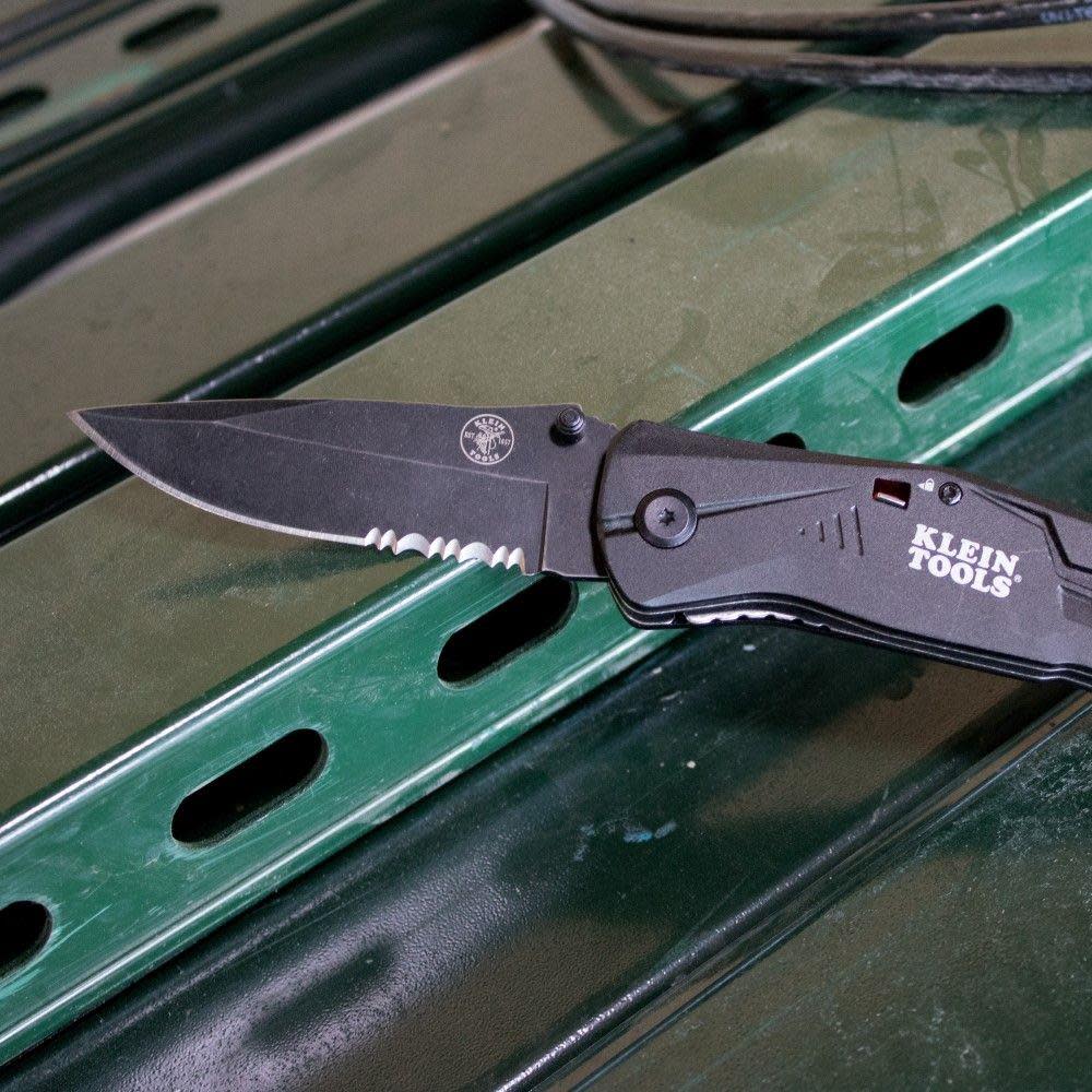 Klein Tools Spring-Assisted Open Pocket Knife - Ascmtools