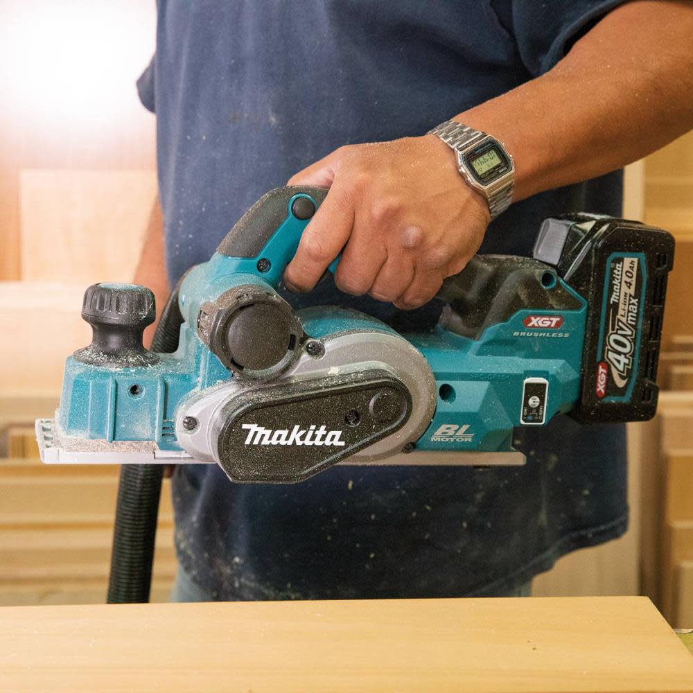 Makita 40V max XGT Cordless 3 1/4″ Planer Kit AWS Capable - Ascmtools