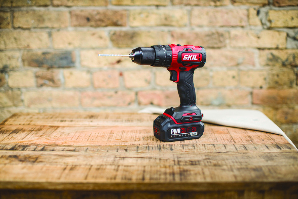 SKIL PWRCore 20 Brushless 20V 1/2” Hammer Drill Kit PWRJUMP Charger - Ascmtools