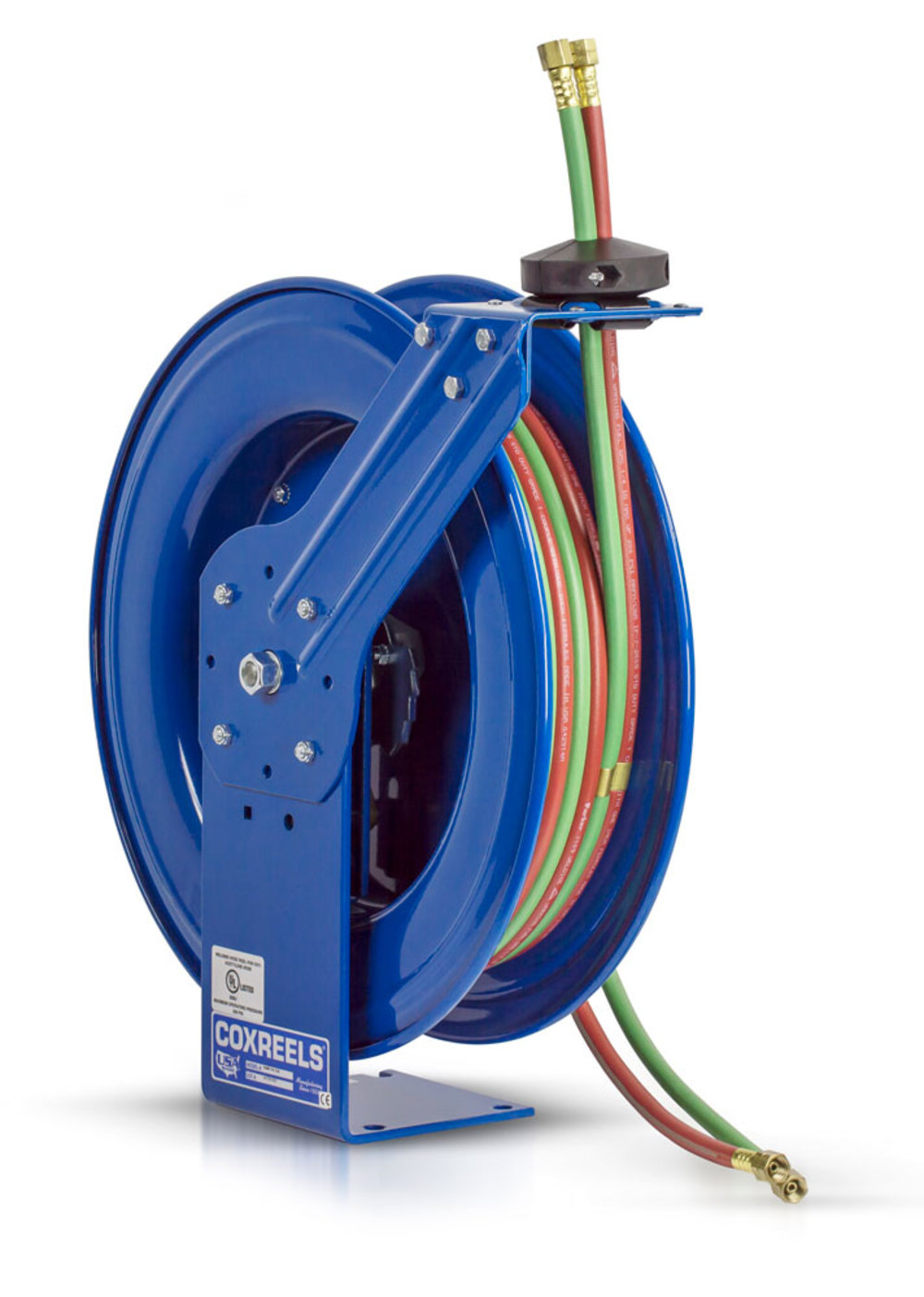 Coxreels Hose Reel 1/4″ x 50′ Spring Driven Welding Oxygen Acetylene 200 PSI - Ascmtools
