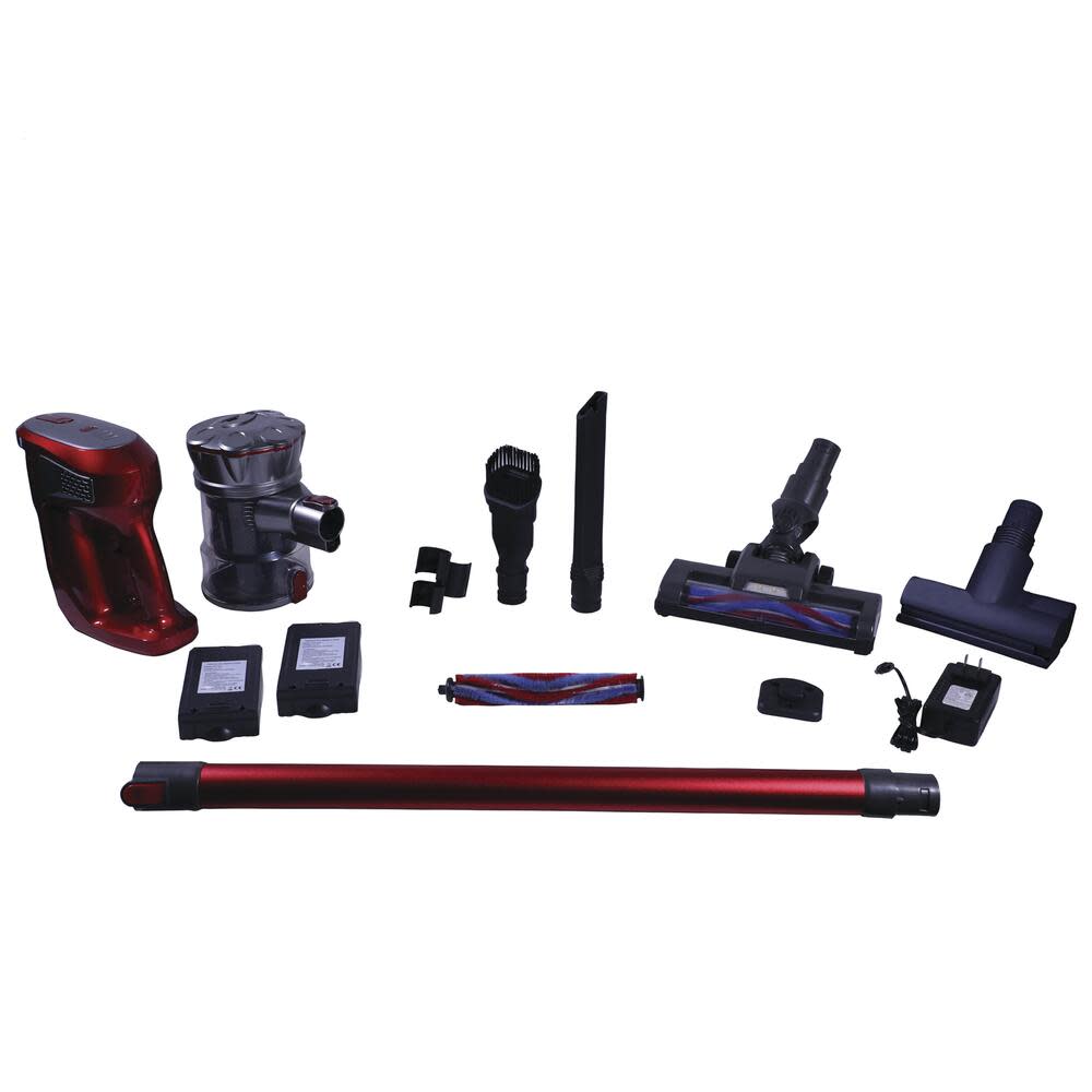 Atrix International Rapid Red Vacuum Cleaner Cordless Stick - Ascmtools