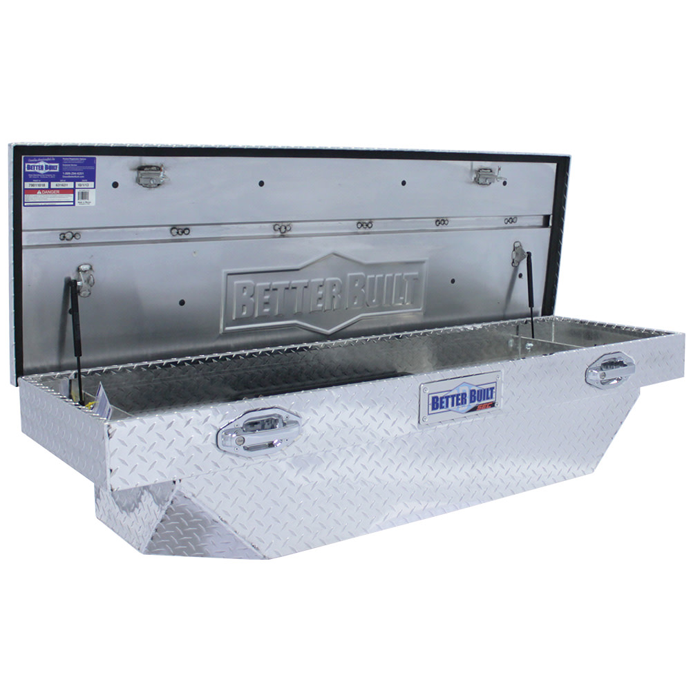 Better Built 63″ SEC Saddle Truck Tool Box UNIVERSAL BRITE ALUMINUM - Ascmtools