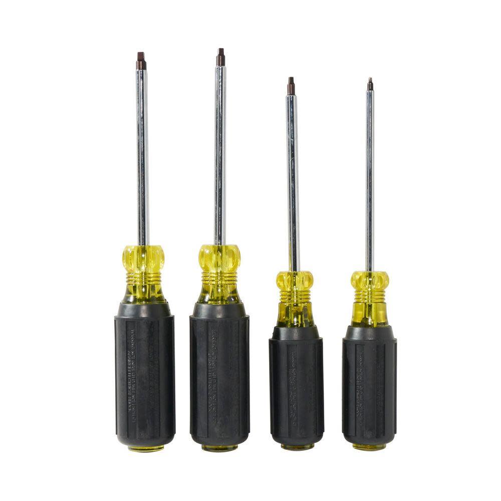 Klein Tools Square Recess Screwdriver Set 4 Pc - Ascmtools