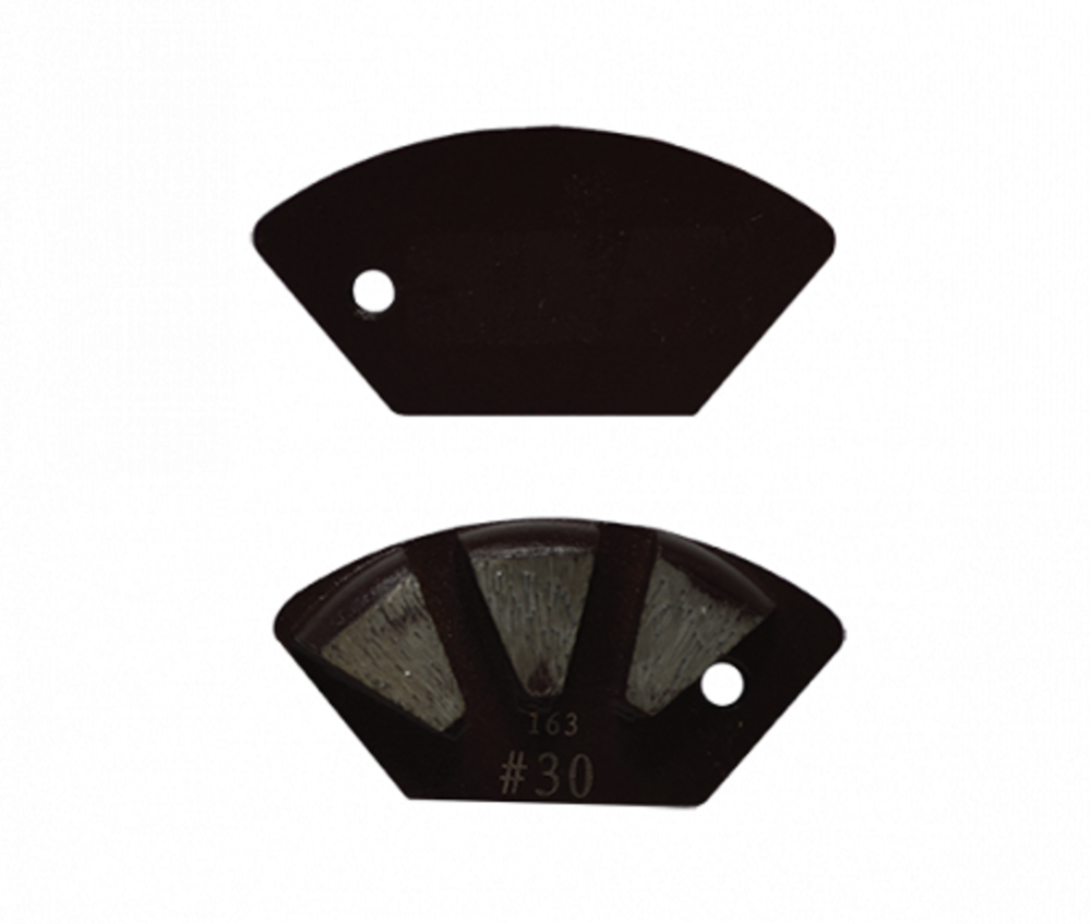 National Flooring Equipment Metal Bond Diamond Insert – Profiling Diamond Round Edge 30 Grit - Ascmtools