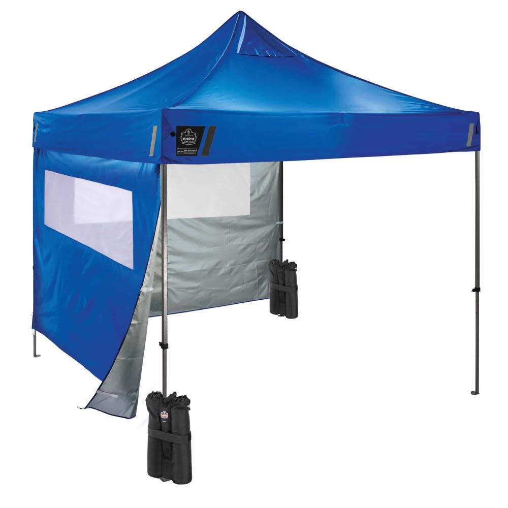 Ergodyne Shax 6052 Single Blue Heavy Duty Tent Kit Mesh Windows 10′ x 10′ - Ascmtools